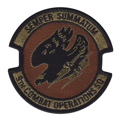 9 COS Vandenberg AFB, CA U.S. Air Force Custom Patches