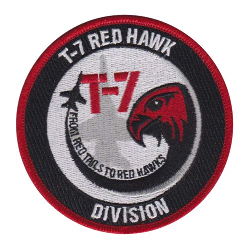 T-7 Red Hawk Division Civilian Custom Patches