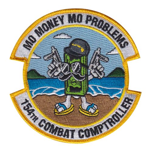 154 CPTF ANG Hawaii Air National Guard U.S. Air Force Custom Patches