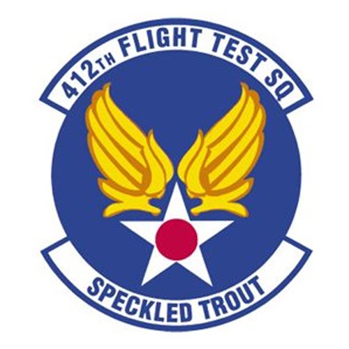 412 FLTS Edwards AFB, CA U.S. Air Force Custom Patches