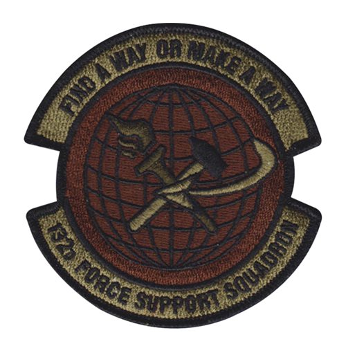 132 FSS ANG Iowa Air National Guard U.S. Air Force Custom Patches