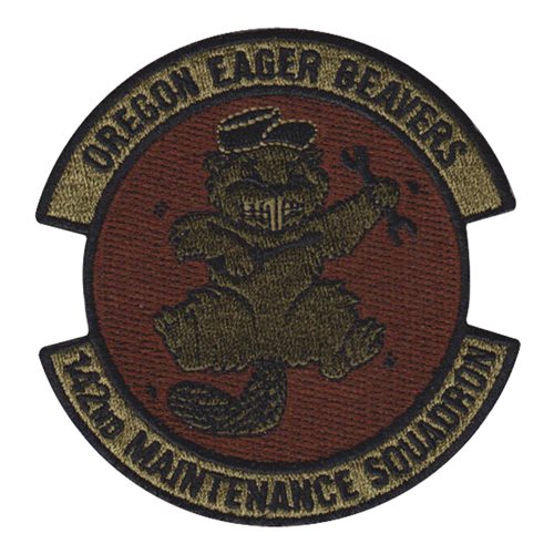 142 MXS ANG Oregon Air National Guard U.S. Air Force Custom Patches