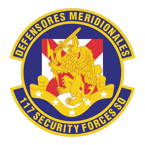 117 SFS ANG Alabama Air National Guard U.S. Air Force Custom Patches