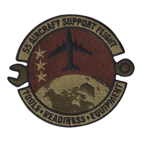 55 ASF Offutt AFB, NE U.S. Air Force Custom Patches