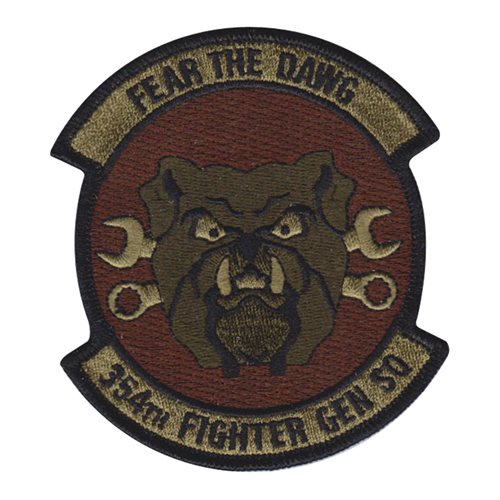 354 FGS Davis-Monthan AFB U.S. Air Force Custom Patches