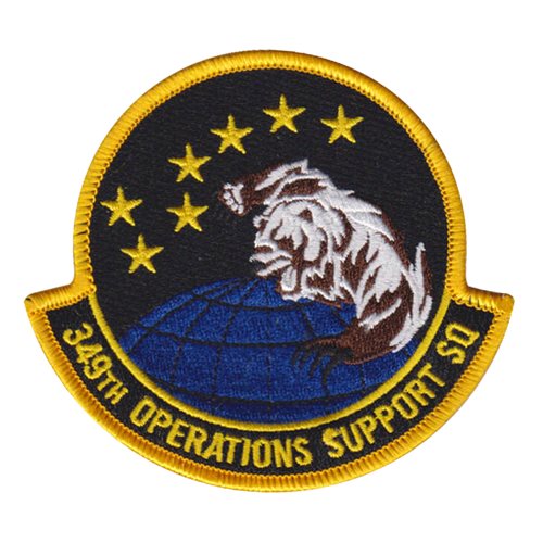 349 OSS Travis AFB U.S. Air Force Custom Patches