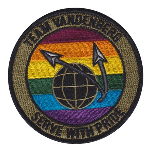 Vandenberg Pride Committee Vandenberg AFB, CA U.S. Air Force Custom Patches
