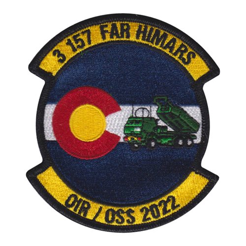 3 157 FAR HIMARS U.S. Army Custom Patches