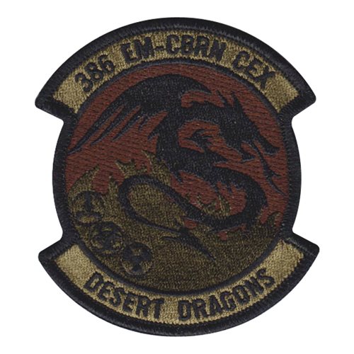 386 ECES International Custom Patches