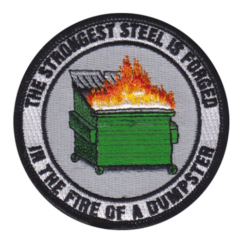 Dumpster Fire Patch Fire EMT Rescue Patches Custom Patches