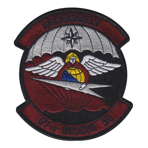 57 RQS Aviano AB U.S. Air Force Custom Patches