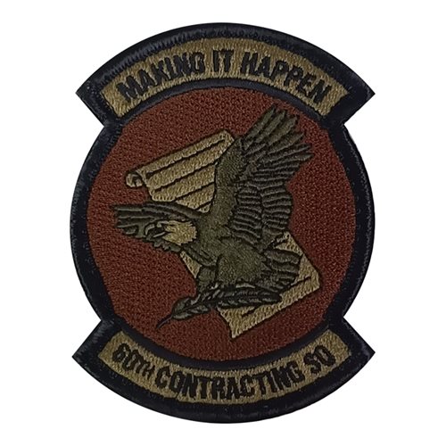 60 CONS Travis AFB U.S. Air Force Custom Patches