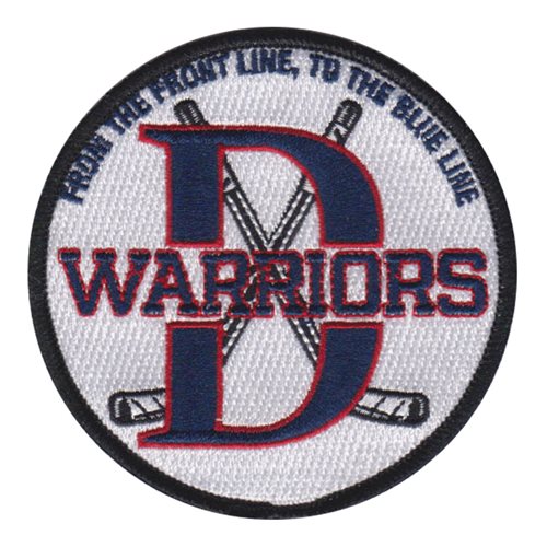 Dallas Warriors Hockey Civilian Custom Patches