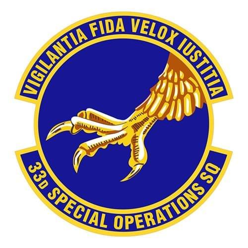 33 SOS Cannon AFB, NM U.S. Air Force Custom Patches