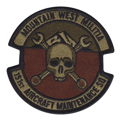 151 AMXS ANG Utah Air National Guard U.S. Air Force Custom Patches