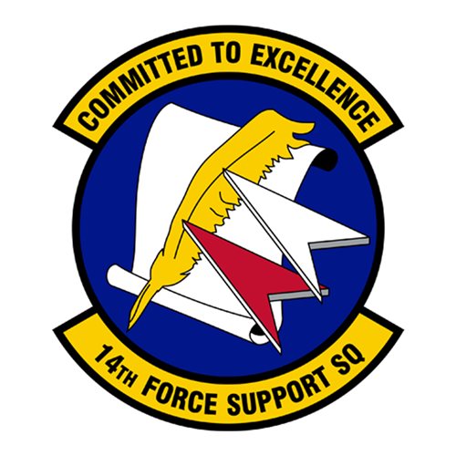 14 FSS Columbus AFB U.S. Air Force Custom Patches