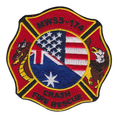 MWSS-174 MCB Hawaii U.S. Marine Corps Custom Patches