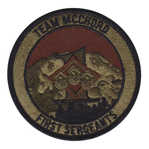 Team McChord First Sergeants Council McChord AFB U.S. Air Force Custom Patches