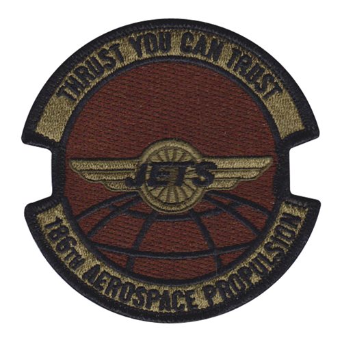 186 MXS ANG Mississippi Air National Guard U.S. Air Force Custom Patches