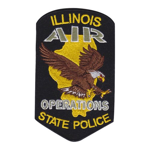 Illinois State Police Civilian Custom Patches