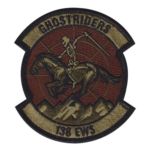 138 EWS ANG Colorado Air National Guard U.S. Air Force Custom Patches