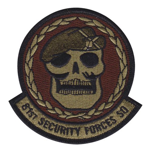 81 SFS Keesler AFB U.S. Air Force Custom Patches