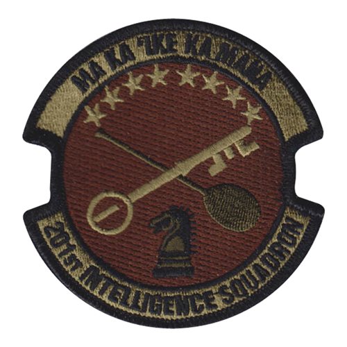 201 IS Hickam AFB, HI U.S. Air Force Custom Patches