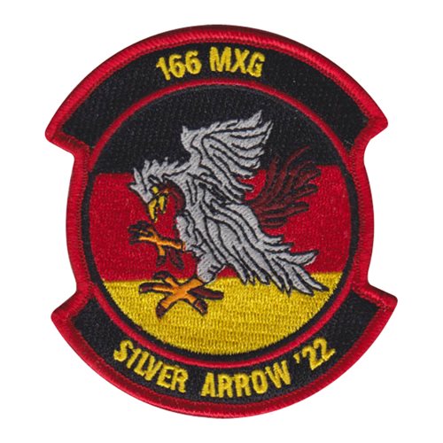 166 MXG ANG Delaware Air National Guard U.S. Air Force Custom Patches
