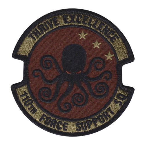 110 FSS ANG Michigan Air National Guard U.S. Air Force Custom Patches