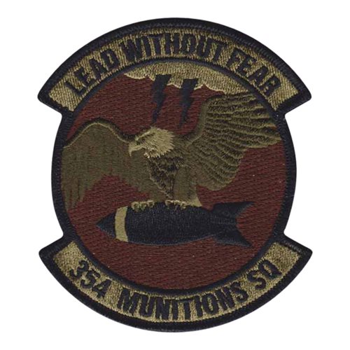 354 MUNS Eielson AFB, AK U.S. Air Force Custom Patches
