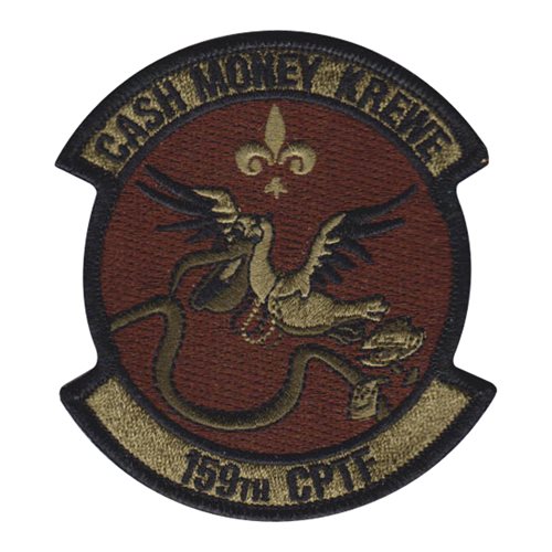 159 CPTF ANG Louisiana Air National Guard U.S. Air Force Custom Patches