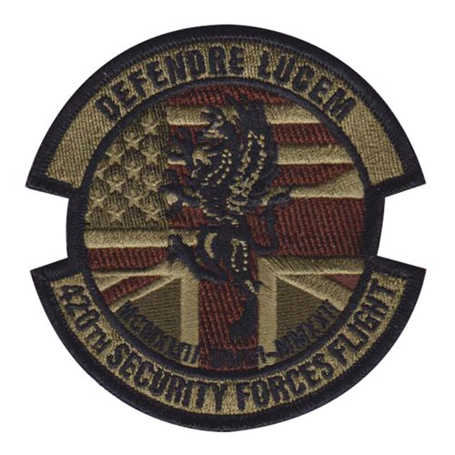 420 SFS RAF Fairford International Custom Patches