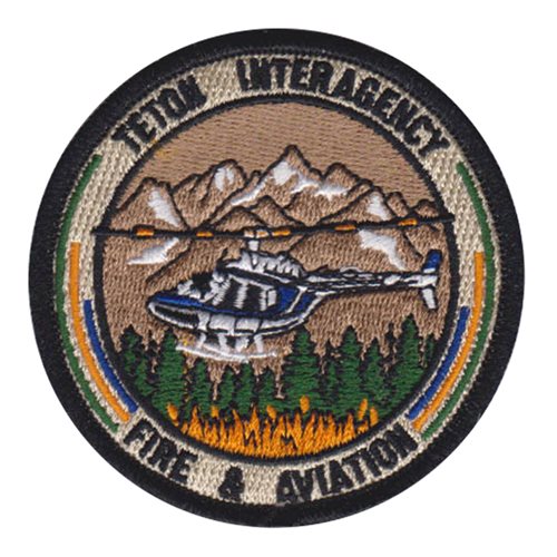 Teton Interagency Aviation Civilian Custom Patches