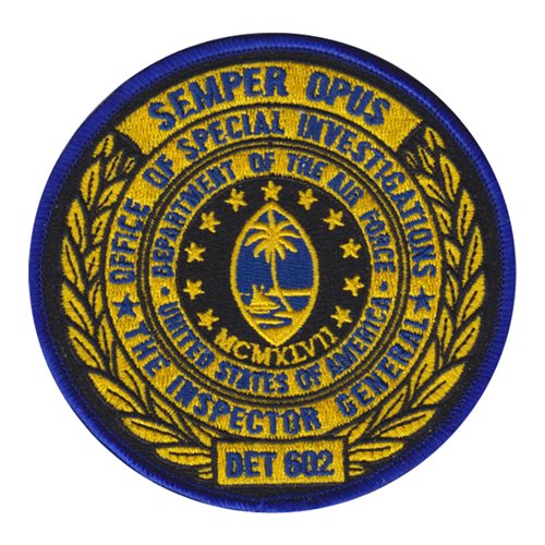OSI Det 602 Custom Patches Office of Special Investigations