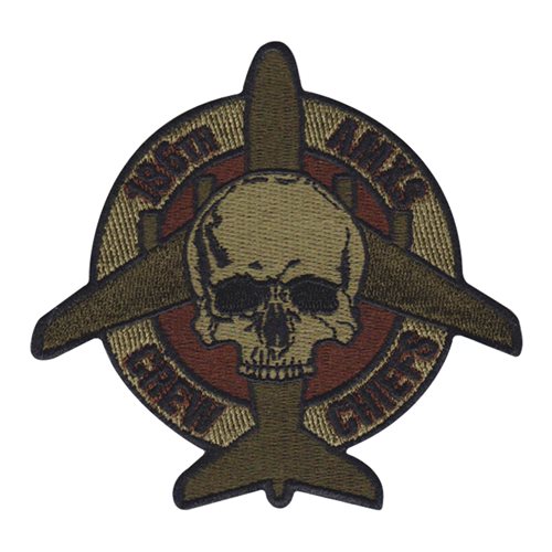 186 AMXS ANG Mississippi Air National Guard U.S. Air Force Custom Patches