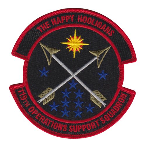 119 OSS ANG North Dakota Air National Guard U.S. Air Force Custom Patches