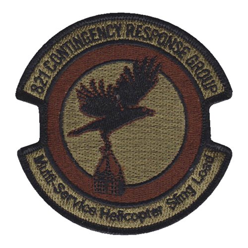 821 CRG Travis AFB U.S. Air Force Custom Patches