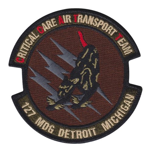 127 MDG ANG Michigan Air National Guard U.S. Air Force Custom Patches