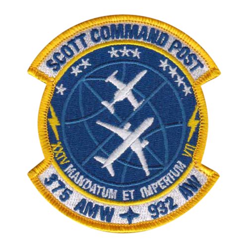 Scott Command Post Scott AFB U.S. Air Force Custom Patches