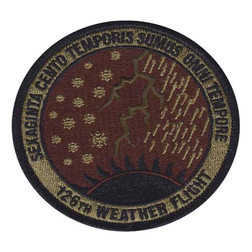 126 WF ANG Wisconsin Air National Guard U.S. Air Force Custom Patches