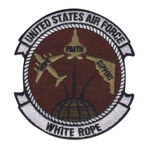 White Rope Dover AFB U.S. Air Force Custom Patches