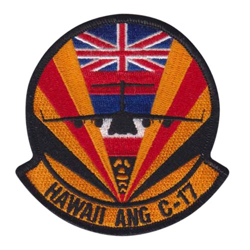 204 AS ANG Hawaii Air National Guard U.S. Air Force Custom Patches