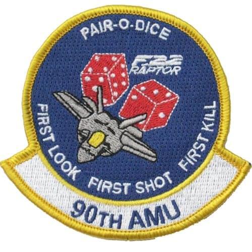 90 AMU JBER U.S. Air Force Custom Patches