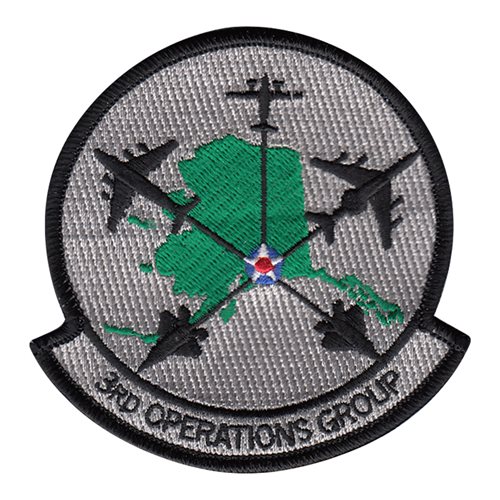 3 OG JBER U.S. Air Force Custom Patches