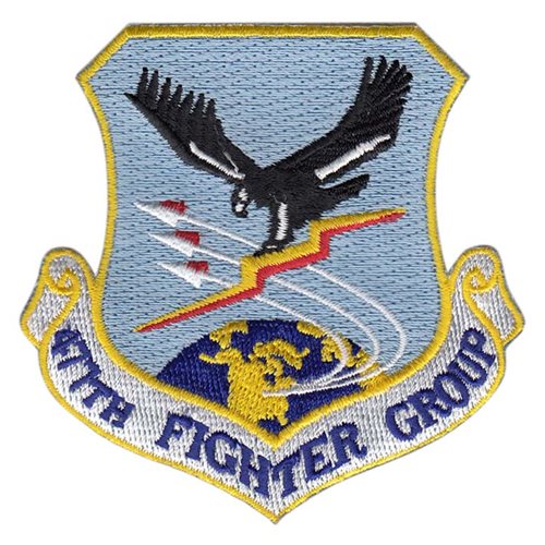 477 FG JBER U.S. Air Force Custom Patches