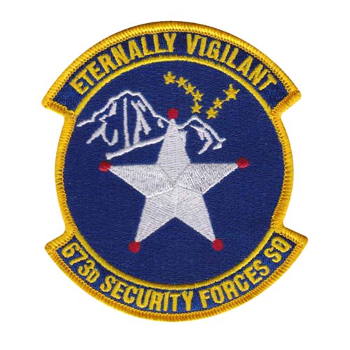 673 SFS JBER U.S. Air Force Custom Patches