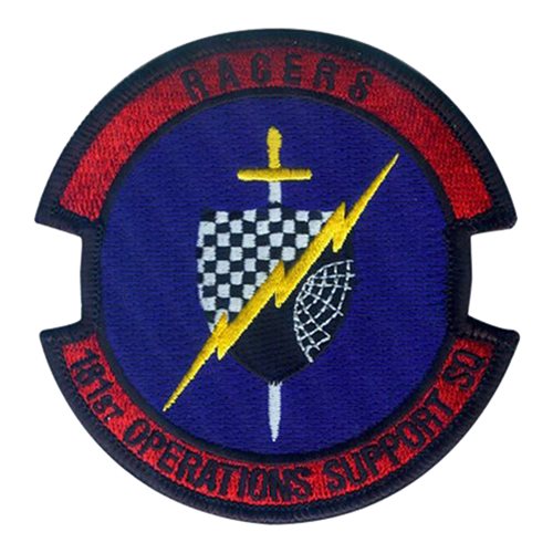 181 OSS ANG Indiana Air National Guard U.S. Air Force Custom Patches