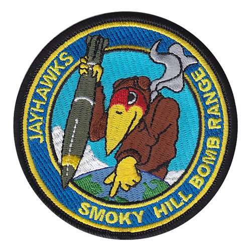 Smoky Hill Bomb Range ANG Kansas Air National Guard U.S. Air Force Custom Patches