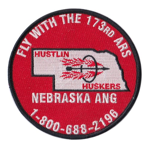 173 ARS ANG Nebraska Air National Guard U.S. Air Force Custom Patches