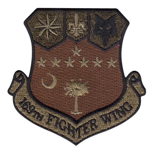 169 FW ANG South Carolina Air National Guard U.S. Air Force Custom Patches